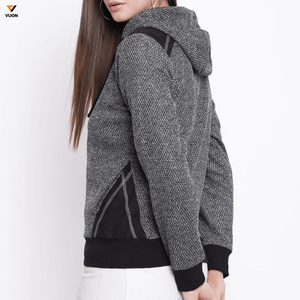 Sweat à capuche unisexe zippé en polaire 350 g/m² personnalisé Streetwear oversize uni à double fermeture éclair tissé lourd hiver - Product Image 6