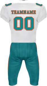 ชุดเสื้อทีมฟุตบอลอเมริกันสำหรับทีมสโมสรชุดเสื้อและกางเกงพิมพ์ลายแบบกำหนดเอง - Product Image 4