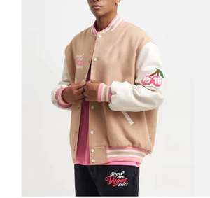 Chaqueta Letterman de alta calidad, chaquetas Varsity, chaqueta Varsity personalizada de cuero para hombre - Product Image 2