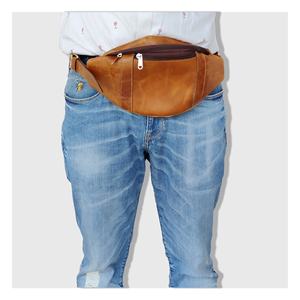 Riñonera Ascot International de Alta Calidad, Cuero Genuino, Cierre de Cremallera Resistente, Impermeable, Bolsa de Cintura/Bandolera para Hombre - Product Image 6