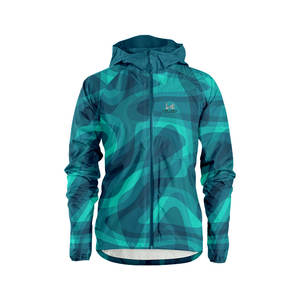 High Quality Custom <b>Thin</b> Men Long Running Waterproof <b>Hoodie</b> Lightweight Zip up Patchwork Color Block Windbreaker Jackets - Product Image 4