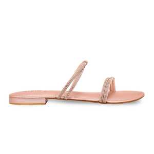 Peach Fancy Heeled Sandalias FN0734 Chappal Producto - Product Image 4