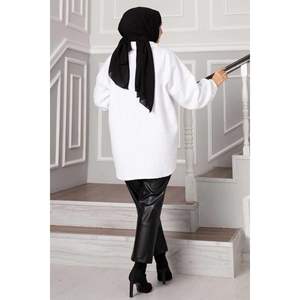 Chaqueta Bomber de cuero Boucle blanco personalizable, relleno de poliéster acolchado, forro de Lycra suave, tamaño XL para apliques con capucha de otoño - Product Image 6