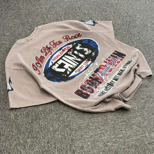 Camiseta Personalizada para Hombre, Corte Regular, Diseño Sólido, Bordado/Serigrafía/Impresión 3D, Tejido Waffle, 100% Algodón Orgánico, Cuello Redondo, Manga Corta - Product Image 4