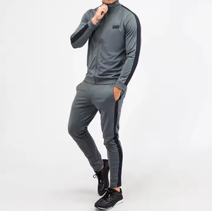 Top-Demanded Lightweight 100% Cotton <b>Tracksuit</b> Winter Solid Pattern Breathable Fashion & Casual Wear Windproof Sets - Product Image 1