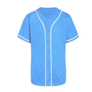 Camiseta de béisbol personalizada de manga larga con cuello redondo estilo en blanco 100%-Venta al por mayor Camiseta de béisbol con número de equipo de tamaño adulto - Product Image 2