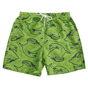 Pantalones cortos de natación transpirables de secado rápido para hombre con logotipo personalizado con impresión por sublimación de precio al por mayor - Product Image 2