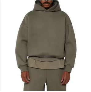 New Style Sweat Suit Fashion Unisex Men Oversized Tracksuit Custom Screen Dtg Print <b>Spray</b> Color Sweatpants and Hoodie <b>Set</b> - Product Image 5