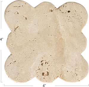 Handmade Wave Edge Natural Beige Decorative Natural White <b>black</b> Marble <b>coasters</b> white <b>coaster</b> and <b>black</b> white <b>coaster</b> - Product Image 5