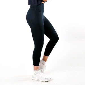 Leggings pour femmes, design simple, taille élastique, pantalon, leggings ajustés, extensibles, pour un confort quotidien, légers, ajustés - Product Image 1