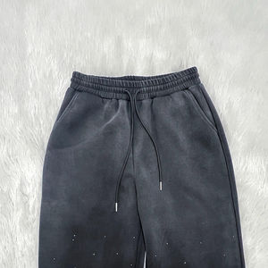 Chándal con estampado de sublimación de estilo único, chándal transpirable ligero de algodón 100% con diamantes de imitación para mujer - Product Image 5