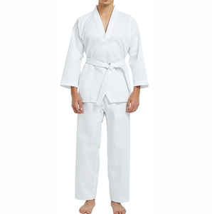 Uniforme de entrenamiento de Jiu Jitsu de algodón de secado rápido de alta calidad Unisex Diseño personalizable Karate Martial Top Servicios OEM disponibles - Product Image 6