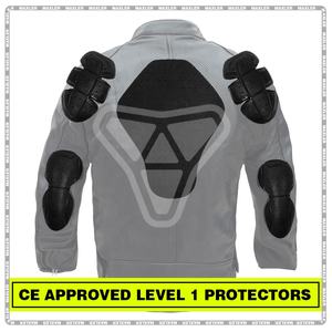 Chaqueta de cuero de motocicleta para Hombre | Chaqueta de motorista aprobada CE para seguridad | Chaqueta de montar elegante - Product Image 3