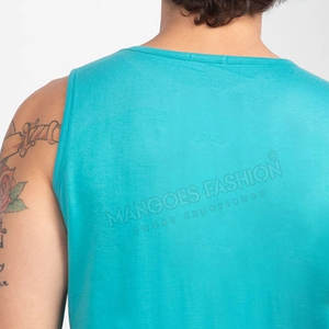 Ropa deportiva nueva llegada camiseta sin mangas personalizada para hombre Camiseta sin mangas cómoda transpirable de talla grande para hombre - Product Image 5