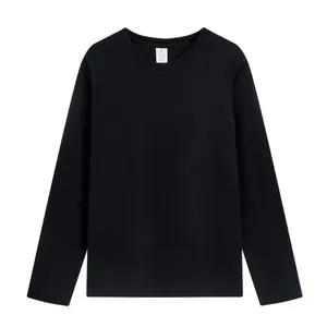 T-shirt unisexe 100% coton 220g col en coton peigné épaules tombantes longueur de coupe modèle personnalisé écran lourd pour hommes - Product Image 4