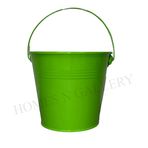 Nuevo diseño de alta calidad más vendido, macetas de cubo y macetas de flores con acabado recubierto de polvo antiguo de la India - Product Image 4