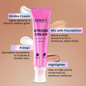 Base de Maquillaje Iluminadora Strobe Cream - Tonos Dorado y Rosa para Todo Tipo de Piel - Product Image 2