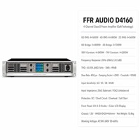 Amplificateur de puissance numérique 4 canaux FFR AUDIO série D GaN classe D