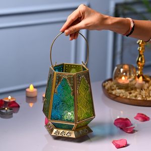 Votive en métal pour bougie décorative idéale pour les mariages, les festivals et les intérieurs confortables - Product Image 2