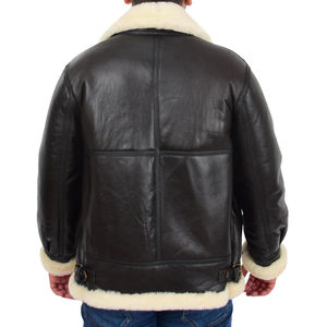 Veste en cuir pour hommes au meilleur prix Veste en cuir imperméable, respirante et durable de bonne qualité Conception personnalisée Service OEM - Product Image 4