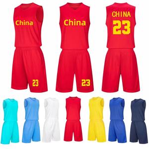 Nuevo conjunto de uniforme de baloncesto de color puro, chaleco de entrenamiento para hombre, ropa de competición para equipos de adultos y niños, imprimible - Product Image 5