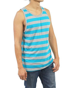 Débardeur en coton pour homme Gilet léger en coton sans manches avec tissu côtelé, parfait pour la superposition quotidienne et les vêtements d'été en vrac - Product Image 3