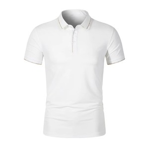 2024 New Design Men High Quality Short <b>Sleeve</b> Golf Polo Shirts 100% Cotton Men Embroidery Sports Wear Polo Shirts Custom Logo - Product Image 3