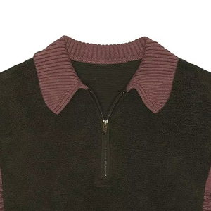 Sudadera personalizada de corte holgado con cremallera para hombre, ligera Spandex/algodón orgánico, transpirable, a prueba de viento, Anti-UV, diseño de bloqueo de Color - Product Image 5