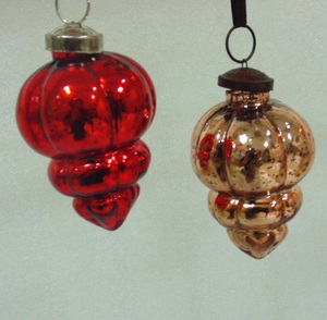 Bola colgante de cristal de Navidad Cestas de almacenamiento elegantes para decoraciones navideñas - Product Image 1