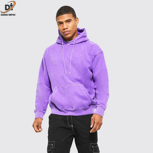 Sudadera con capucha de gran tamaño para hombre con logotipo personalizado French Terry Thick Heavyweight Winter Fleece 500/460/400 Gsm Drop Shoulder Print Hooded - Product Image 4
