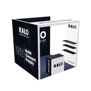 Beursstand 10X10 Ft Modulair Verlicht 3X3 <span class=keywords><strong>M</strong></span> Beursstand Beursopgaven Tentoonstellingscabine Seg Lichtbak Expo Display - Product Image 4