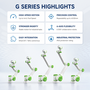 Bras de robot collaboratif compact de précision à 6 axes, charge utile de 3 kg, portée de 620 mm, IP65 pour l'automatisation industrielle, CE ISO <span class=keywords><strong>TS</strong></span> 15066 - Product Image 6