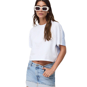 Camiseta de Algodón 100% para Mujer, Corte Casual, Ajustado y Holgado, con Estampado 3D, para Verano, Tallas XS a 5XL - Product Image 2