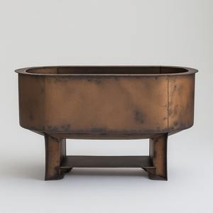 Foyer extérieur moderne en métal, conçu pour les maisons traditionnelles, créant une chaleur conviviale et une ambiance décontractée, combustion de bois - Product Image 1