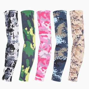 Mangas de compresión transpirables, resistentes al agua, de spandex/poliéster, unisex, para deportes al aire libre, protección UV. - Product Image 1