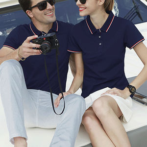 Polo de Golf profesional de alta calidad para hombre, Camiseta 100% de algodón con logotipo bordado personalizado, camiseta de trabajo Polo - Product Image 2