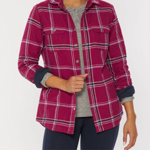 Elegante chaqueta de franela sólida para mujer, chaqueta informal suave con logotipo frontal para otoño, ropa para exteriores - Product Image 5