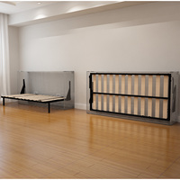 MS2015 FSH Functional Fold Away Einzel arbeits platte Tisch bett 90 cm x 190 cm Premium Space Saver Faltbares Rise WallBed Made in Turkey