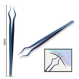 Sustainable Stainless Steel Lash Extension Tweezer Custom Logo <b>Separator</b> <b>Eyelash</b> Tweezers <b>Eyelash</b> Isolation Tweezers - Product Image 6