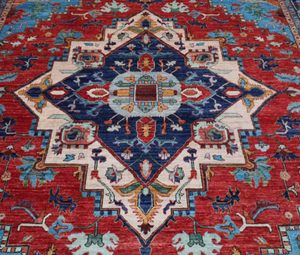 Fabricant fait à la main vibrant indien tapis noués multicolore noeud persan et turc tapis en laine fine personnaliser la taille disponible - Product Image 4