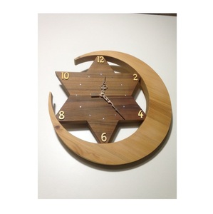 Gran oferta, marco de madera grande, reloj de pared de salón 3D moderno gigante de cuarzo Vintage redondo a la venta - Product Image 1