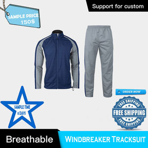 Ropa Deportiva de gimnasio para hombre, chándales rompevientos con logotipo personalizado, venta al por mayor - Product Image 6