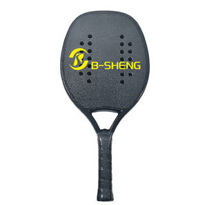 ไม้แร็กเกตเทนนิสชายหาดทำจากคาร์บอนไฟเบอร์ไม้เทนนิสแพดเอลแบบบางออกแบบโลโก้ได้ตามต้องการจากโรงงาน - Product Image 4
