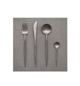 Couverts au design vintage ensemble de couverts en acier inoxydable de grande qualité pour ustensiles de cuisine ensemble de couverts de table - Product Image 3