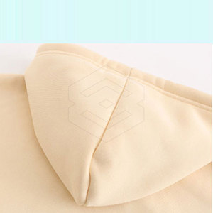 Sweat-shirts à capuche pour hommes en couleur unie, sur mesure, hiver 2024, ODM, polyester/coton, haute qualité - Product Image 3