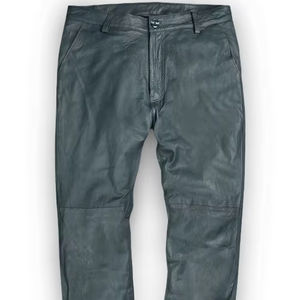 Pantalones de cuero de longitud regular de alta calidad 100%/pantalones de cuero hechos de tela de secado rápido de calidad superior - Product Image 1