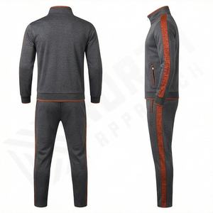 Conjunto Deportivo de Dos Piezas para Hombre, Chaqueta y Pantalones de Chándal Otoñales, Diseño Personalizado con Logotipo, Estilo Casual y Atlético - Product Image 2