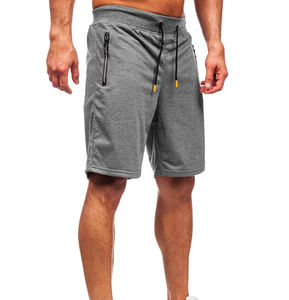 Pantalones cortos de gimnasio para hombre, venta al por mayor, superventas, pantalones elásticos de felpa de lana, entrenamiento ajustable, 2025 algodón sólido, 100% - Product Image 4