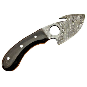 Cuchillo Desollador Multifuncional de Acero de Damasco Industrial Burraq OEM/ODM DIY con Mango de Resina de 9 Pulgadas y Funda de Cuero - Regalo Perfecto - Product Image 2
