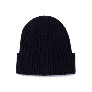 Mode haut de gamme bonnet tricoté uni chapeau d'hiver manchette unisexe bonnet solide Logo personnalisé chapeau - Product Image 3
